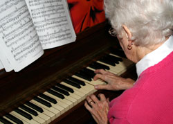 an elder woman